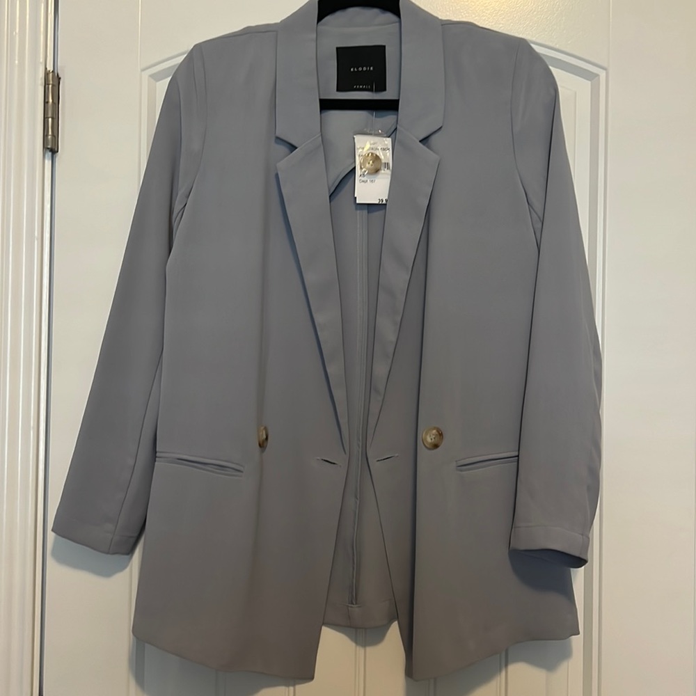 Elodie Chiffon Blazer